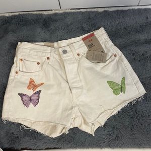 New Levi’s 501 High Rise Shorts